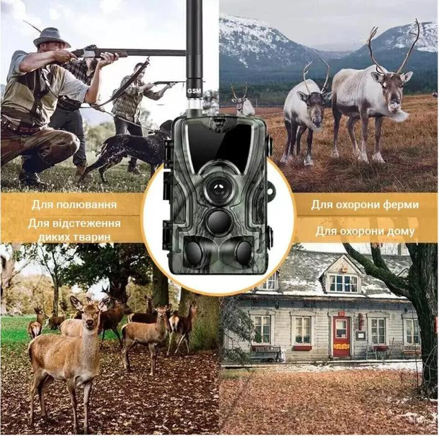 4G Фотоловушка, охотничья камера Suntek HC-801LTE 20 Мп,SMS,MMS - изображение 5