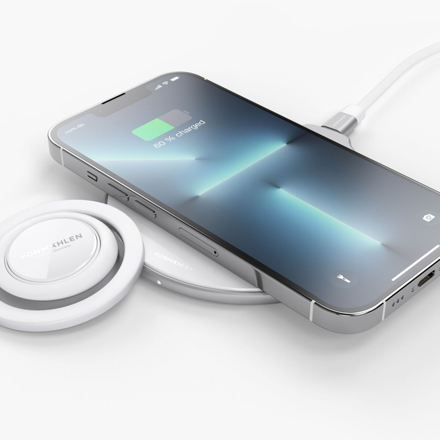 Uchwyt-pierścień na smartfon Vonmahlen Backflip Mag White (BFM00006) - obraz 6