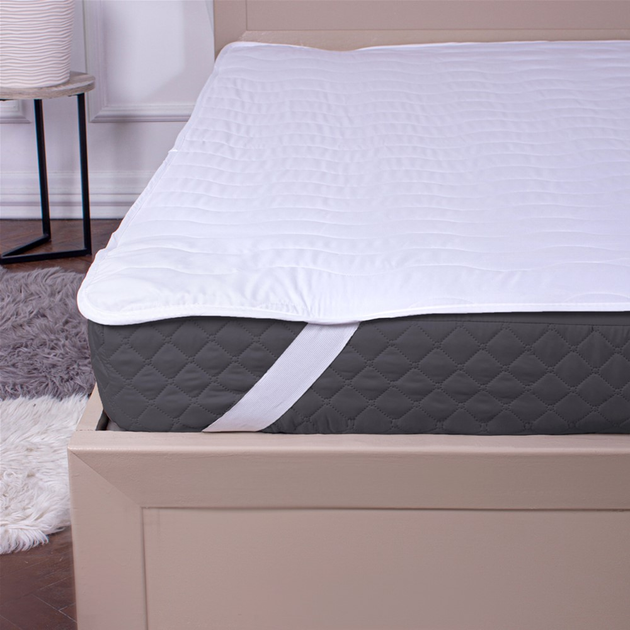 Наматрацник MirSon Eco Light №1718 Cotton Air-line на резинці по кутках White 140x200 см від Rozetka на платформі USKIDKA Акція на Наматрацник MirSon Eco Light №1718 Cotton Air-line на резинці по кутках White 140x200 см від Rozetka