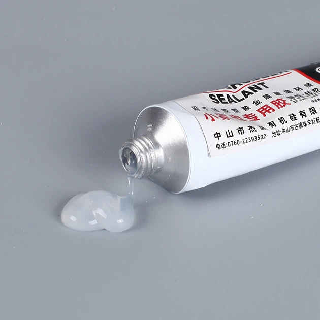 Силіконовий герметик Silicone Rubber Sealant 50 мл, прозорий - изображение 7