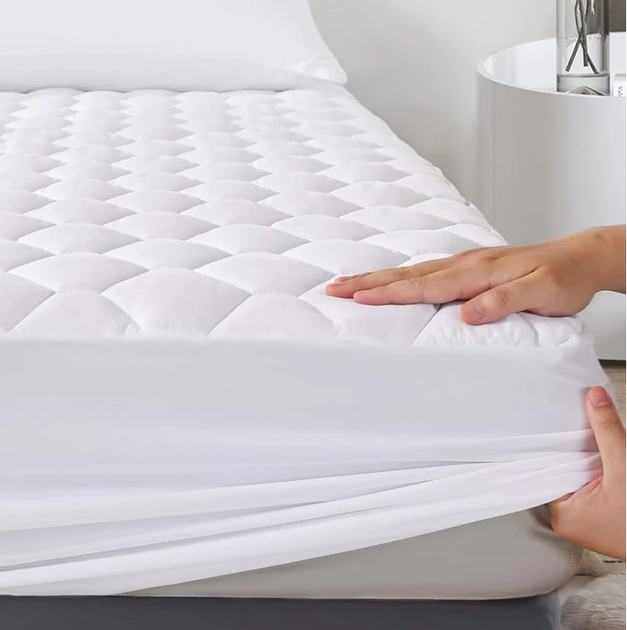 Наматрацник MirSon №7005 EcoBarrier Mattress Cover звичайний на гумці по периметру 140 x 200 см від Rozetka на платформі USKIDKA Акція на Наматрацник MirSon №7005 EcoBarrier Mattress Cover звичайний на гумці по периметру 140 x 200 см від Rozetka
