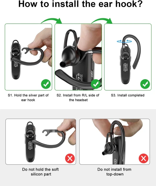 Беспроводная гарнитура Bluetooth New Bee V5.0 (черная) - изображение 7
