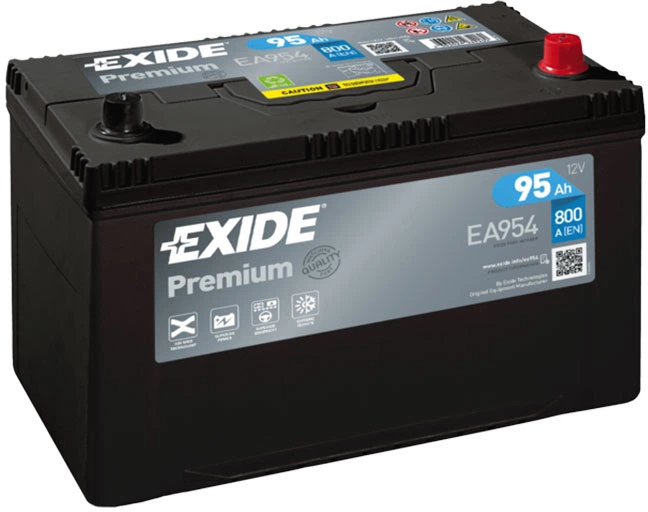 Автомобильный аккумулятор Exide Premium 6СТ-95 95 Ач (-/+) Asia 800 А (EA954) - изображение 2