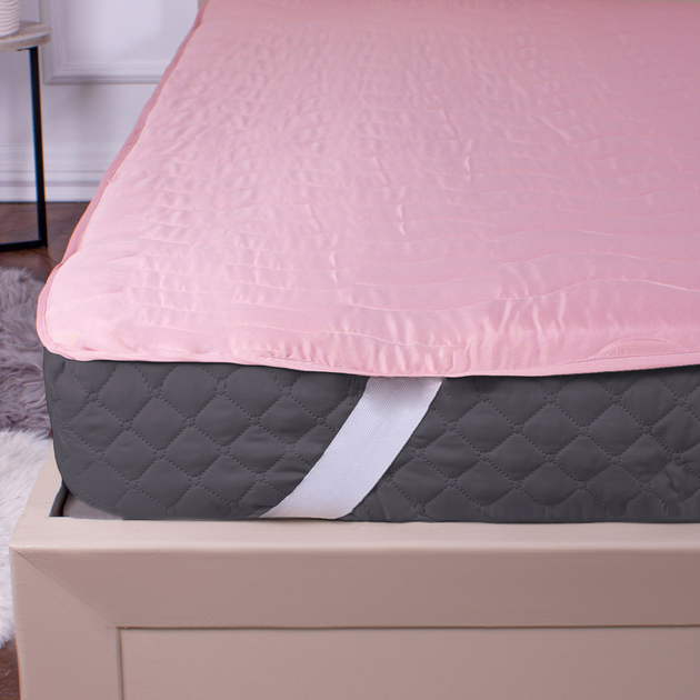Наматрацник MirSon №1762 Eco Light Coral Тенсель Modal на гумці в кутках 70x130 см від Rozetka на платформі USKIDKA Акція на Наматрацник MirSon №1762 Eco Light Coral Тенсель Modal на гумці в кутках 70x130 см від Rozetka