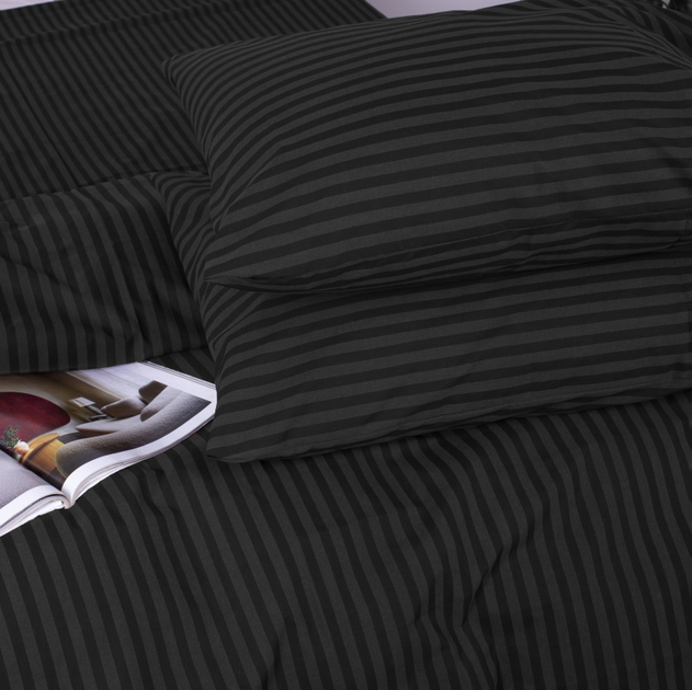 Наволочка MirSon Ranforce Elite 17-0611 Stripe Black 60х60 см від Rozetka на платформі USKIDKA Акція на Наволочка MirSon Ranforce Elite 17-0611 Stripe Black 60х60 см від Rozetka