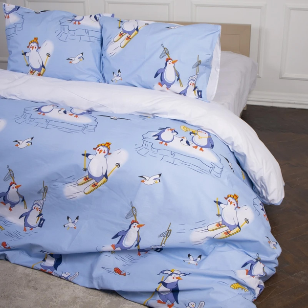 Підковдра MirSon Полуторна Євро 160х220 см Ranforce Elite 17-0619 Funny penguins від Rozetka на платформі USKIDKA Акція на Підковдра MirSon Полуторна Євро 160х220 см Ranforce Elite 17-0619 Funny penguins від Rozetka