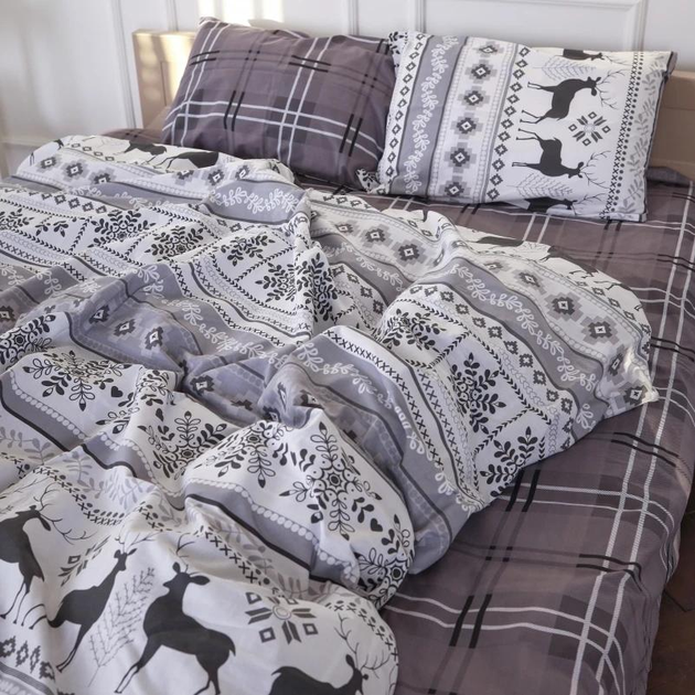 Підковдра MirSon Бязь 17-0654 Reindeer 160х220 см від Rozetka на платформі USKIDKA Акція на Підковдра MirSon Бязь 17-0654 Reindeer 160х220 см від Rozetka