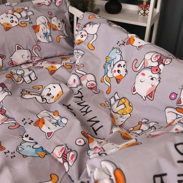 Підковдра MirSon Бязь 17-0690 Моя ти киця 160х220 см від Rozetka на платформі USKIDKA Акція на Підковдра MirSon Бязь 17-0690 Моя ти киця 160х220 см від Rozetka