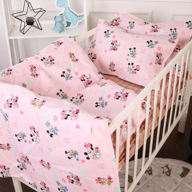 Акція на Підковдра MirSon Бязь 20-0042 Pink Mikey Mouse 160х220 см від Rozetka