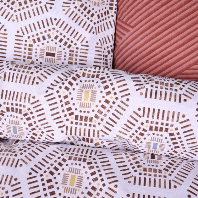 Підковдра MirSon Ranforce Elite 17-0739 Amber Geometrics 160х220 см від Rozetka на платформі USKIDKA Акція на Підковдра MirSon Ranforce Elite 17-0739 Amber Geometrics 160х220 см від Rozetka