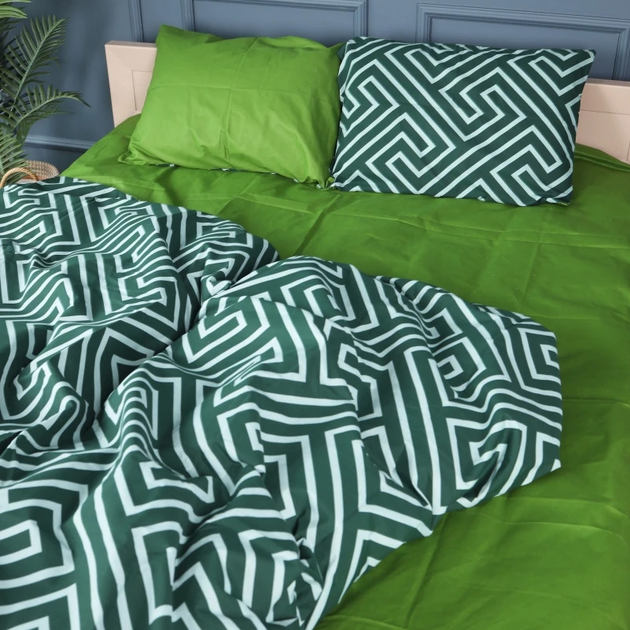 Підковдра MirSon Бязь 17-0632 Diamond Emerald 175х210 см від Rozetka на платформі USKIDKA Акція на Підковдра MirSon Бязь 17-0632 Diamond Emerald 175х210 см від Rozetka