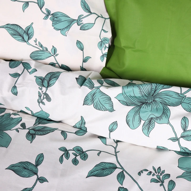 Підковдра MirSon Ranforce Elite 17-0719 Foliage on White 175х210 см від Rozetka на платформі USKIDKA Акція на Підковдра MirSon Ranforce Elite 17-0719 Foliage on White 175х210 см від Rozetka