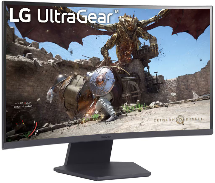 Монітор 27" LG Curved UltraGear 27GS60QC-B - зображення 3