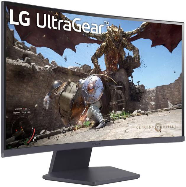 Монітор 27" LG Curved UltraGear 27GS60QC-B - зображення 4