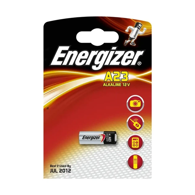 Батарейка ENERGIZER A23 alkaline 12V 1BL - Фото 1 Батарейка ENERGIZER A23 alkaline 12V 1BL - зображення 1