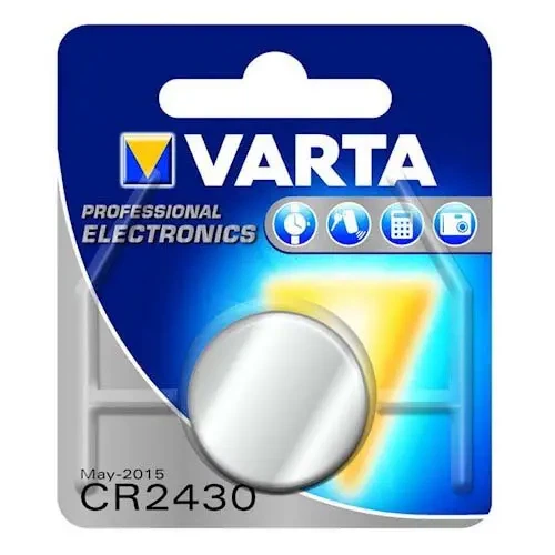 Батарейка літієва VARTA Lithium 6430 (CR2430) - Фото 2 Батарейка літієва VARTA Lithium 6430 (CR2430) - зображення 2