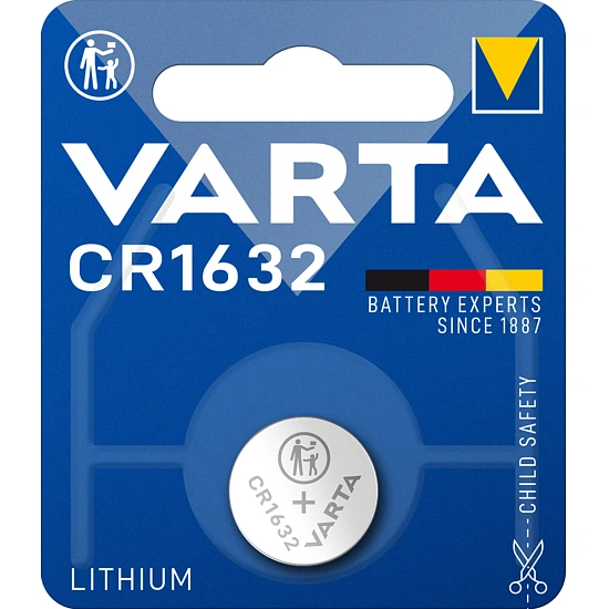 Батарейка літієва VARTA Lithium 6632 (CR1632) - Фото 1 Батарейка літієва VARTA Lithium 6632 (CR1632) - зображення 1