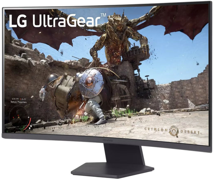 Monitor 32" LG Curved UltraGear 32GS60QC-B - obraz 3
