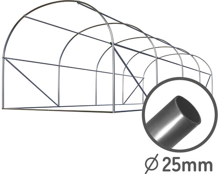 Садова теплиця Plonos 2 x 4.5 м (4972-B) - зображення 3