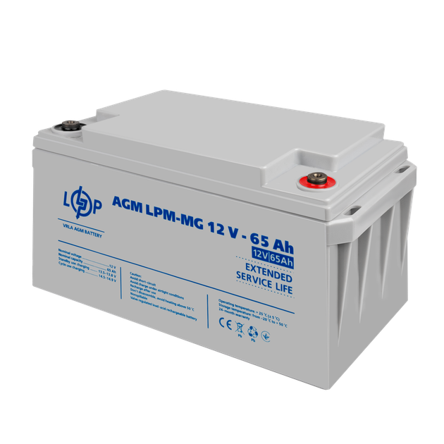 Акумулятор мультигелевий LogicPower LPM-MG 12V - 65 Ah - изображение 4