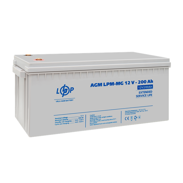 Акумулятор мультигелевий LogicPower LPM-MG 12V - 200 Ah - зображення 4