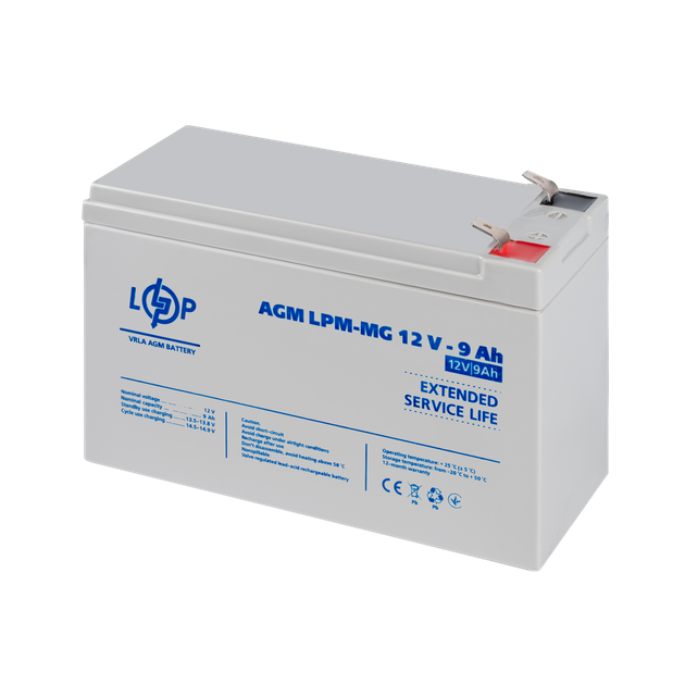 Акумулятор мультигелевий LogicPower LPM-MG 12V - 9 Ah - изображение 4