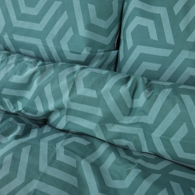 Підковдра MirSon King Size 220х240 см Ranforce Elite 17-0622 Geometry Emerald від Rozetka на платформі USKIDKA Акція на Підковдра MirSon King Size 220х240 см Ranforce Elite 17-0622 Geometry Emerald від Rozetka