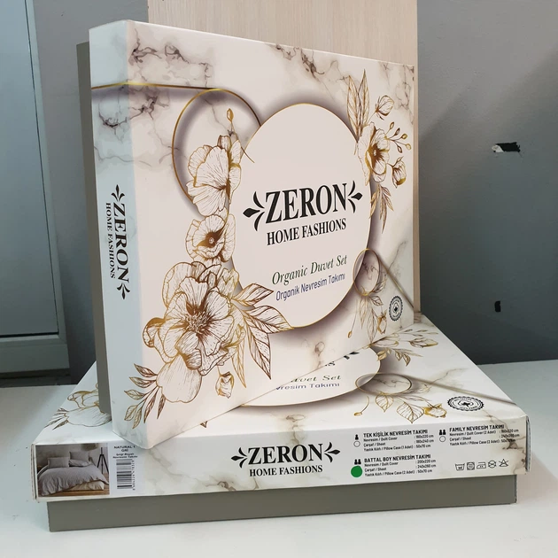 Комплект постільної білизни Zeron 128317 Євро Бавовна Капучино - Фото 3 Комплект постільної білизни Zeron 128317 Євро Бавовна Капучино - изображение 3