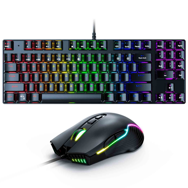 Игровой набор Gaming Combo 2-in-1 Механическая клавиатура ENG ONIKUMA G26 + мышь ONIKUMA CW905 - изображение 3