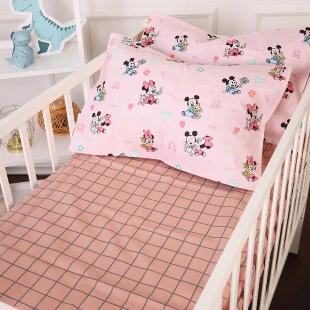 Простирадло MirSon полуторне 150x220 см Kids Time 20-0042 Pink Mikey Mouse бязь від Rozetka на платформі USKIDKA Акція на Простирадло MirSon полуторне 150x220 см Kids Time 20-0042 Pink Mikey Mouse бязь від Rozetka