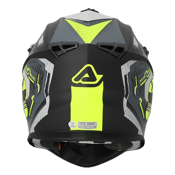 Шолом ACERBIS LINEAR 2206 black/fluo yellow - M – фото, відгуки