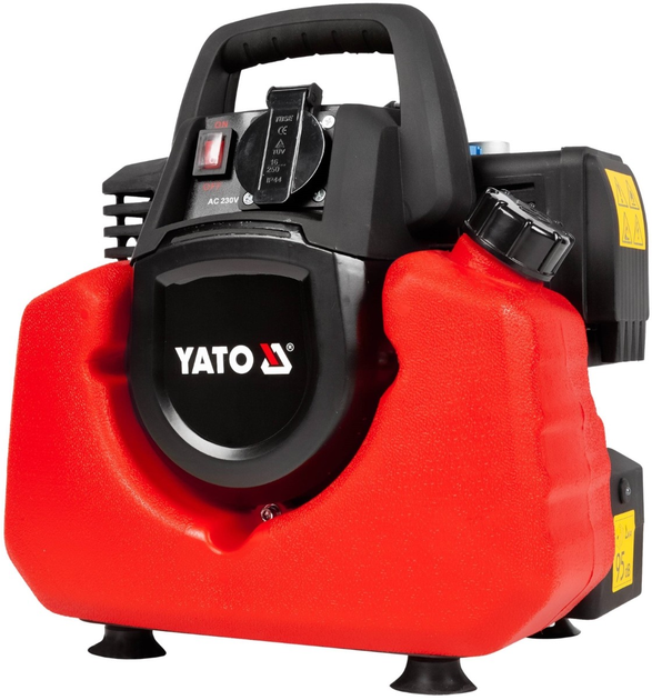 Бензиновий інверторний генератор струму YATO 800/880 Вт 230 В 0.75 л/год 3.5 л (YT-85481) - зображення 2