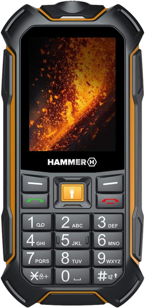 Мобільний телефон MyPhone Hammer Boost 2 LTE Black-Orange (TEL001027) - зображення 3