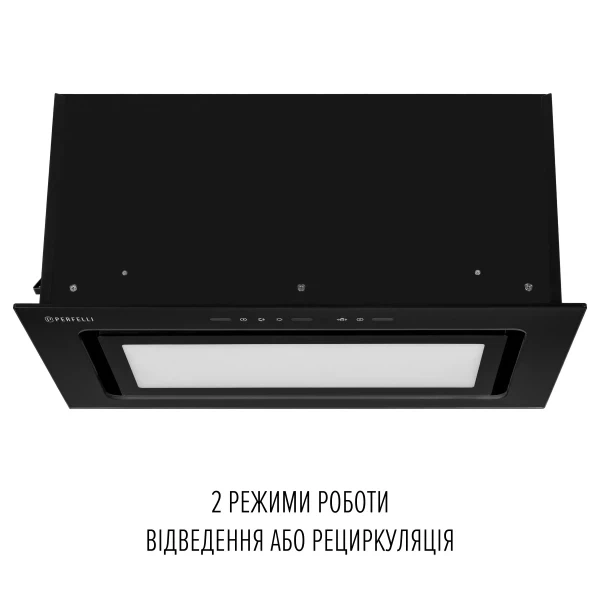Витяжка perfelli design vision 6 nero silenzio - зображення 5
