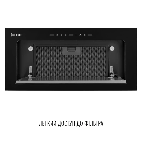 Витяжка perfelli design vision 6 nero silenzio - зображення 7