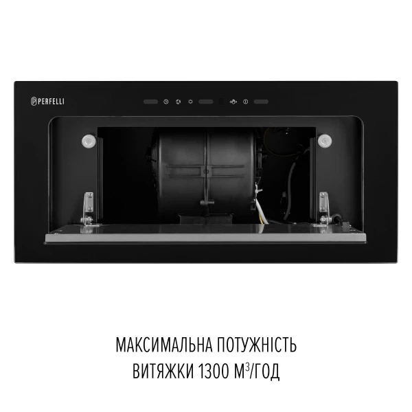 Витяжка perfelli design vision 6 nero silenzio - зображення 9