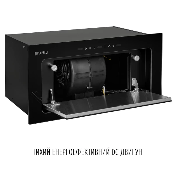 Витяжка perfelli design vision 6 nero silenzio - зображення 10