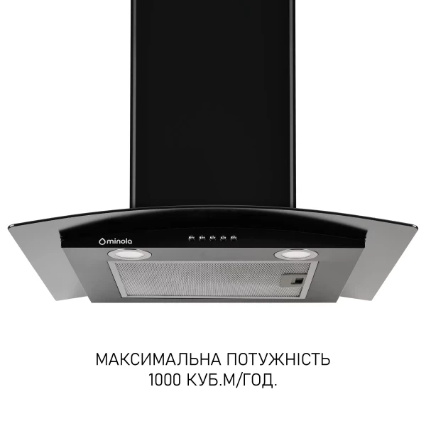 Вытяжка Minola mtg 6642 bl led - изображение 2