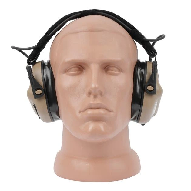 Активні навушники для стрільби Earmor M31 Plus NRR 22 (Койот) - зображення 8