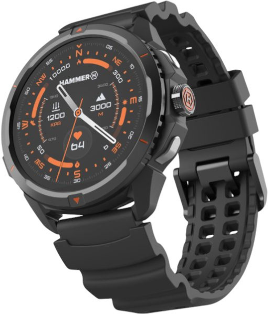 Смарт-часы Hammer Watch 2 Black-Orange (SMA002929) - изображение 3