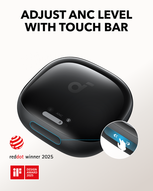 Бездротові навушники TWS Anker SoundCore Liberty 4 Pro Black matte, ANC, HI-Res, 10H Playtime - зображення 3