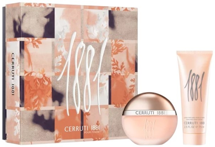 Zestaw damski Cerruti 1881 woda toaletowa 50 ml + mleczko do ciała 75 ml (5050456007394) - obraz 1