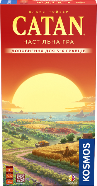 Настольная игра Rozum Catan (R101UA) - Фото 1 Настольная игра Rozum Catan (R101UA) - изображение 1