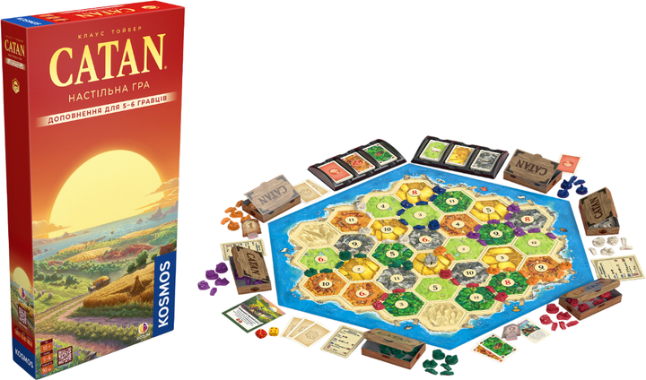 Настольная игра Rozum Catan (R101UA) - Фото 2 Настольная игра Rozum Catan (R101UA) - изображение 2