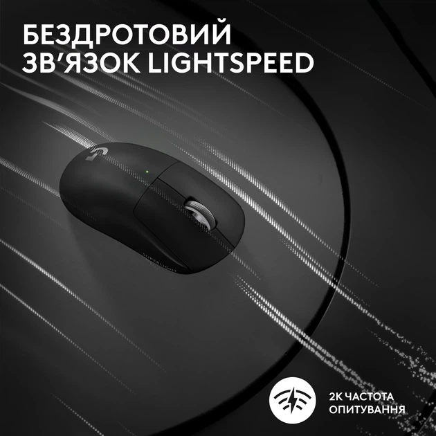 Миша Logitech G Pro X Superlight 2 Lightspeed Wireless Black (910-006630) - Фото 6 Миша Logitech G Pro X Superlight 2 Lightspeed Wireless Black (910-006630) - зображення 6