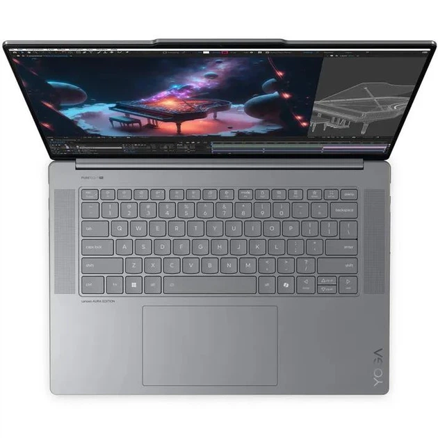 Ноутбук Lenovo Yoga Slim 7 Pro 16IAH7 Storm Gray (82VA0020GE) (i7 - 12700H / 16GB RAM / 1TB SSD / Intel Arc Graphics / WQXGA 16 / Win11H) - Фото 3 Ноутбук Lenovo Yoga Slim 7 Pro 16IAH7 Storm Gray (82VA0020GE) (i7 - 12700H / 16GB RAM / 1TB SSD / Intel Arc Graphics / WQXGA 16 / Win11H) - изображение 3
