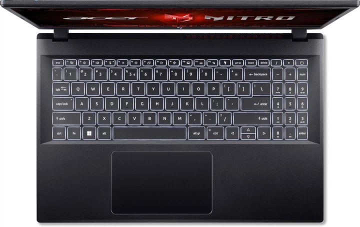 Ноутбук Acer Nitro V 15 ANV15-51-98N0 15,6" IPS 1920x1080 144 Гц / Intel Core i9-13900H 4.1 ГГц / NVIDIA GeForce RTX 4060 / RAM 16 ГБ / DDR5 / SSD 512 ГБ / ОС Windows 11 Home / Вага 2,113 кг (NH.QQEAA.007) - изображение 2