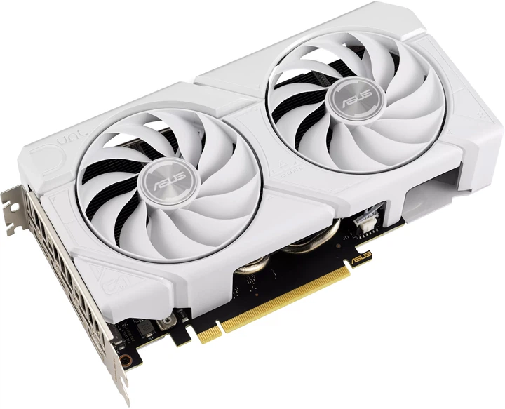Відеокарта ASUS PCI-Ex GeForce RTX 4060 Ti Dual EVO White OC Edition 8GB GDDR6 (128bit) (2595/18000) (1 x HDMI, 3 x DisplayPort) (DUAL-RTX4060TI-O8G-EVO-WHITE) - Фото 5 Відеокарта ASUS PCI-Ex GeForce RTX 4060 Ti Dual EVO White OC Edition 8GB GDDR6 (128bit) (2595/18000) (1 x HDMI, 3 x DisplayPort) (DUAL-RTX4060TI-O8G-EVO-WHITE) - зображення 5