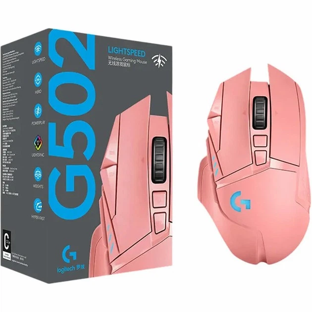 Миша комп'ютерна Logitech G502 Lightspeed Pink (910-007215) - зображення 3