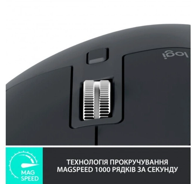 Миша Logitech MX Master 3S Black (910-006556, 910-006557, 910-006558, 910-006559) - изображение 3